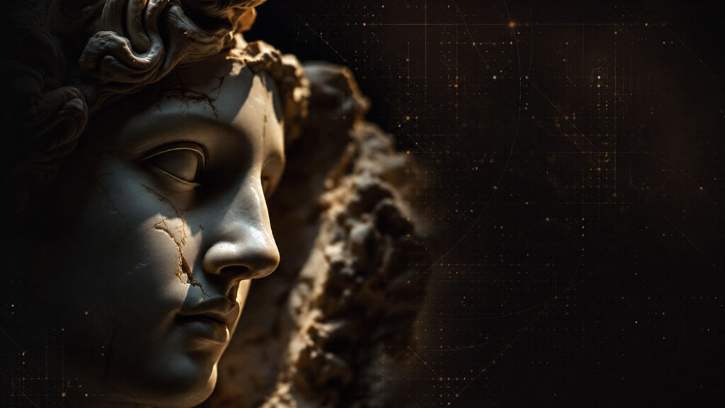 Discobolo Lancellotti — modello 3D fotogrammetrico dal calco marmoreo del Museo Nazionale Romano